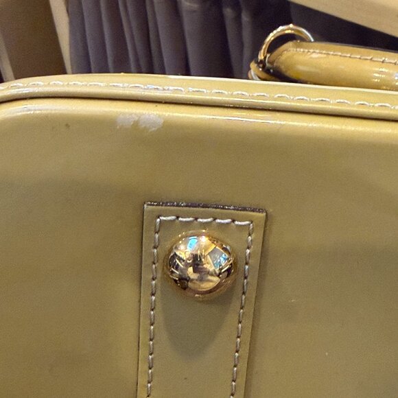 LOUIS VUITTON Monogram Vernis Alma Hand Bag Golden COA incl. - Picture 15 of 16